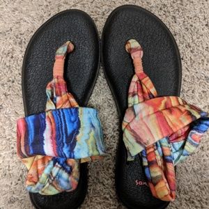 Multi color sandals